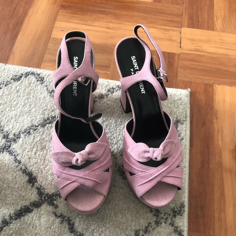 Saint Laurent platform sandals